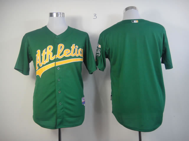 Men Oakland Athletics Blank Green MLB Jerseys->oakland athletics->MLB Jersey